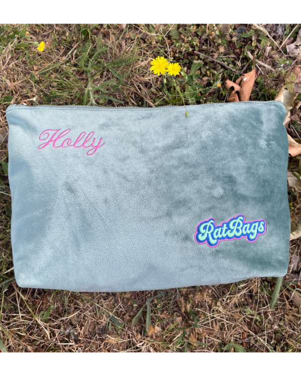 The Fancy but Practical Pouch - Velvet Cosmetic Pouch