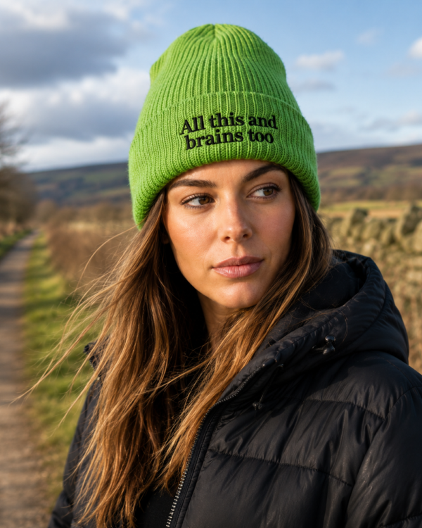 Colour Pop Beanie – All This & Brains Too